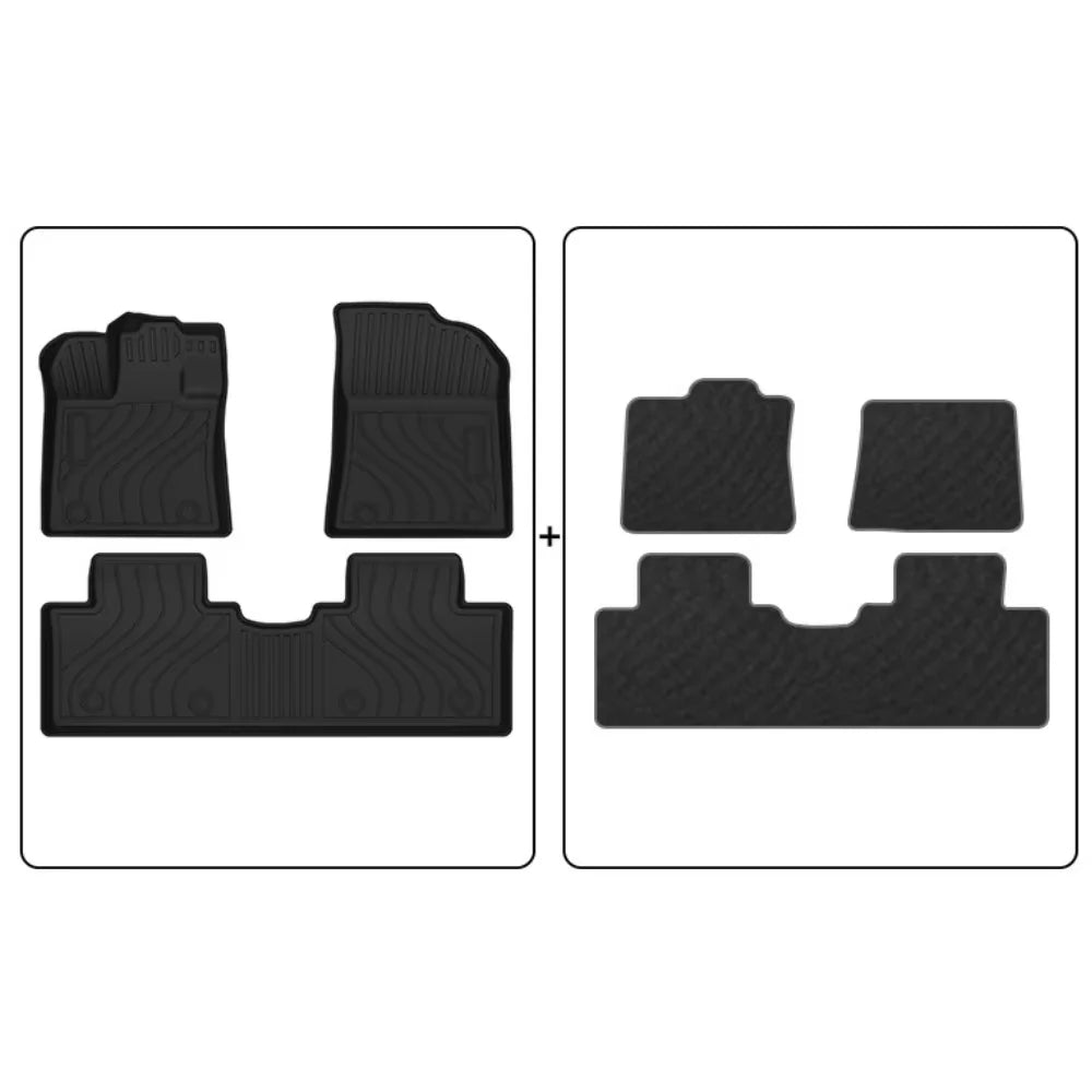 Tapis de sol de voiture pour Geely Galaxy Starship 7 EM-i 2025 2026, protection contre tous temps, coussinets de pieds, doublures de chargement imperméables, accessoires