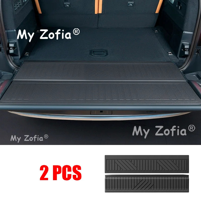 Pour Zeekr 9X 2025 2026 tapis de sol de voiture tapis de coffre TPE tapis de sol et doublure de chargement tous temps tapis de coffre accessoires de revêtement de sol