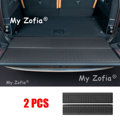 Pour Zeekr 9X 2025 2026 tapis de sol de voiture tapis de coffre TPE tapis de sol et doublure de chargement tous temps tapis de coffre accessoires de revêtement de sol