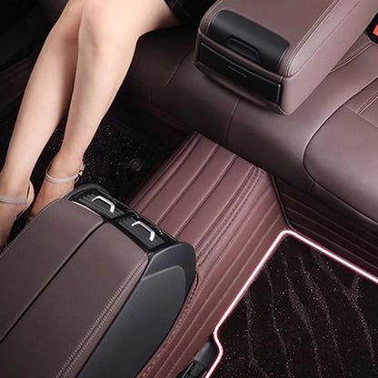 Tapis de sol de voiture personnalisé 5D, pour Mercedes Benz GLB X247 2019 – 2024 ans, Double couche, couverture de sol Coche