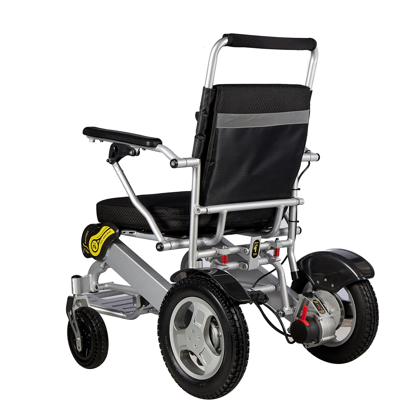 Fournitures de soins de santé pour fauteuil roulant, moteurs électriques, deux chargeurs amovibles rapides, fauteuil roulant électrique allemand