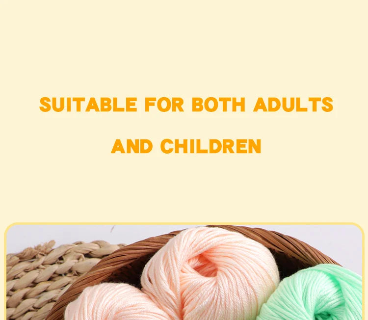 Fil de mélange de soie de luxe 6 pièces/ensemble, 50g chacun, fil à tricoter doux adapté aux pulls, couvertures et écharpes pour bébé, plusieurs couleurs