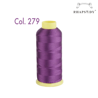 Bal apsody-Fil à broder en polyester, 5000m, 40WT, 120 tches, 200, pour machine à broder Brother Singer Janome Babylock, couture à domicile