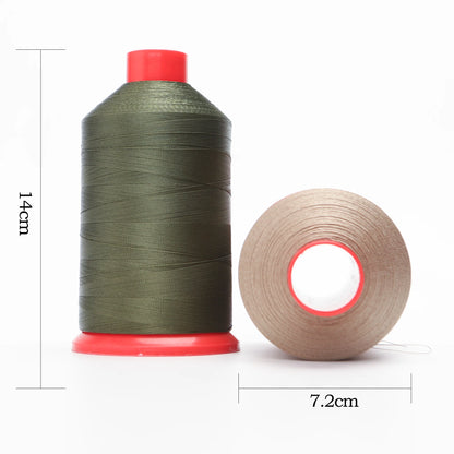TEX45-Fil de Nylon Haute Teneur, Toile en Cuir de 4500 Yards, Chaussures Stères, Tentes à Coudre, Épaisseur de 0.25mm, 3 Choix de Tours