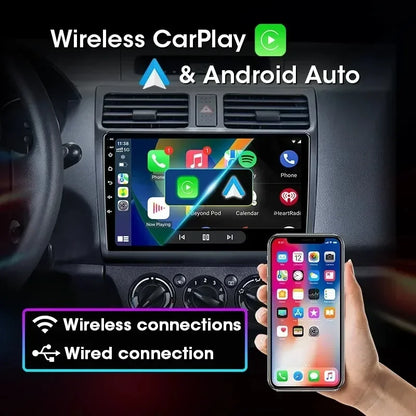 Srnubi autoradio pour Suzuki Swift 2003 2005 2006 2007 2008 2009 2010 sans fil Carplay Android Auto lecteur multimédia de voiture 2 Din