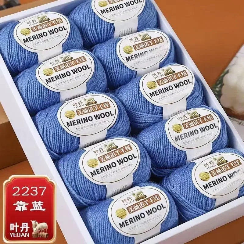 Fil de laine doux à 3 plis, 500 g/ensemble, pour crochets, chapeau d'hiver, pull, écharpe, châle, manteau, Cardigan, bricolage, confortable, chaud et moelleux, fil rouge pour bébé