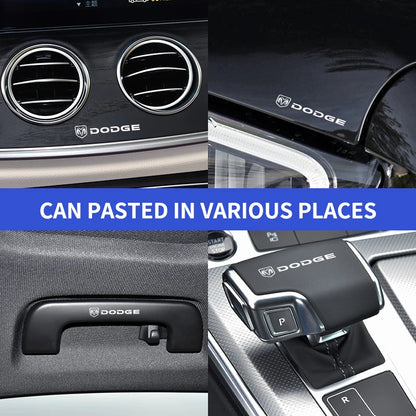 Autocollants aléatoires pour intérieur de voiture, 2/5/10 pièces, autocollants pour volant de voiture, pour Dodge Journey calibre Challenger Charger Durango