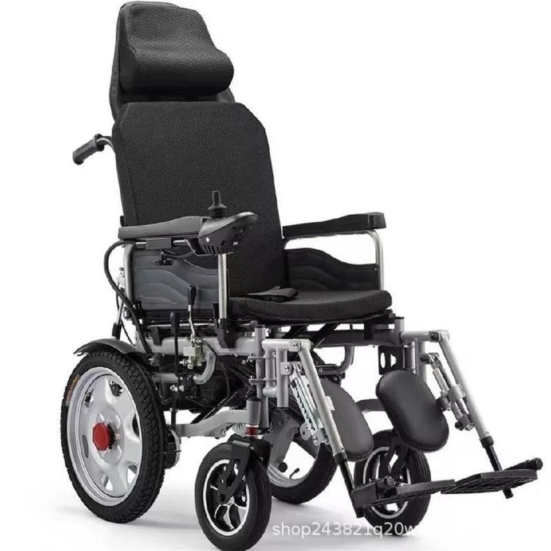 Fauteuil roulant électrique automatique intelligent 24V, spécial pour personnes âgées, scooter pliable