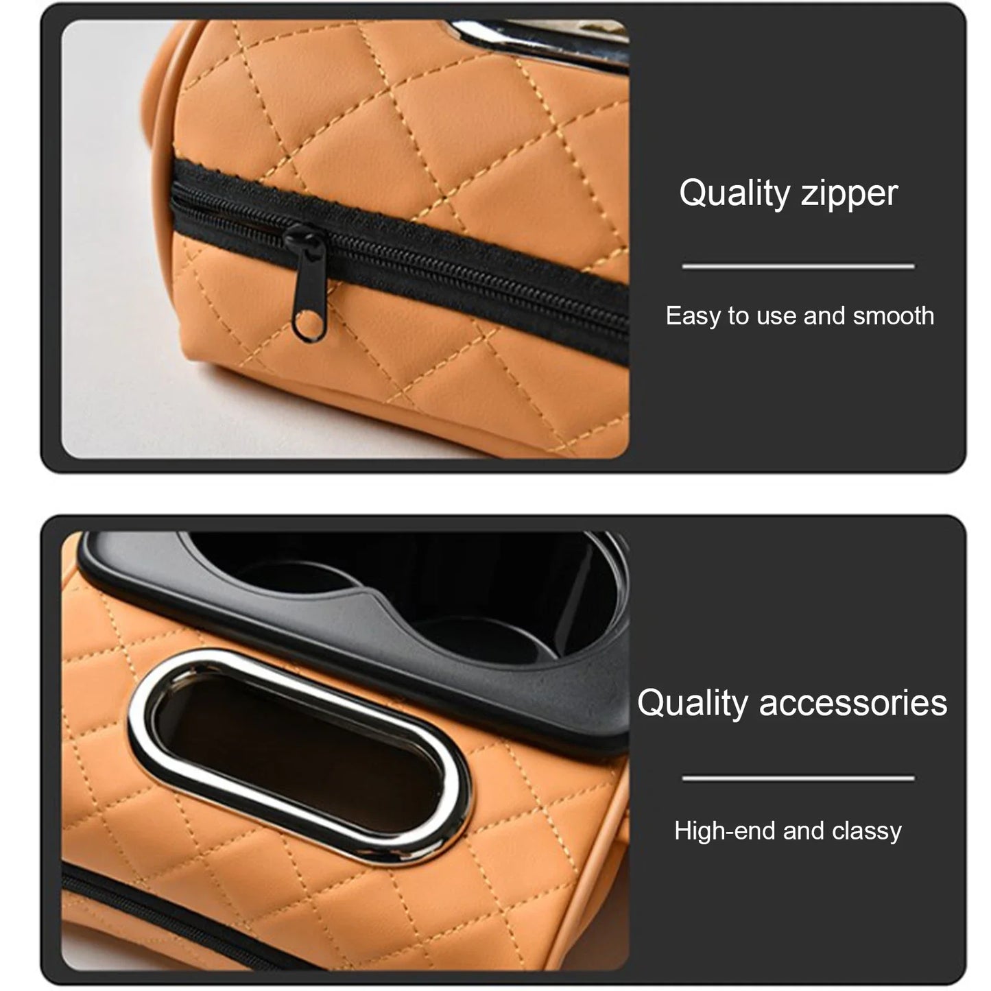 Coussin d'extension multifonctionnel pour accoudoir de voiture, coussin de console centrale épaissi de 7,5 cm, support de coude, organisateur de voiture