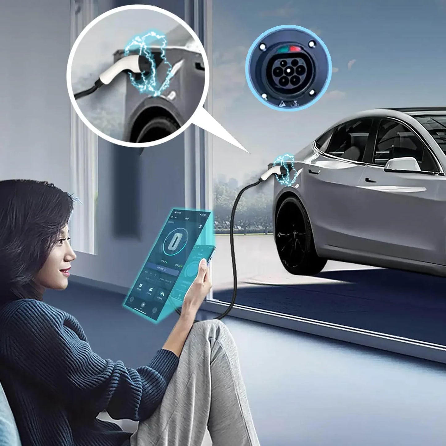 Prise de décharge latérale de voiture électrique, câble V2L, chargeur EV Vope2 16A avec prise UE, centrale électrique extérieure, version améliorée
