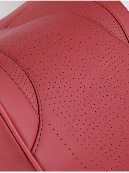 Coussin de nuque et support lombaire en mousse à mémoire de forme pour voiture, soulage le cou et le bas du dos, facile à installer, disponible en plusieurs couleurs