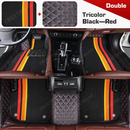 Tapis de sol de voiture Double couche, couverture de tapis automobile personnalisée, accessoires d'intérieur pour Xpeng G6/G9 2022 2023 2024 2025