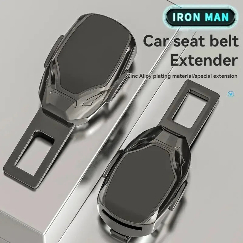 Extension de ceinture de sécurité de voiture en alliage, bouchon de verrouillage de ceinture de sécurité, convertisseur de fixation de ceinture de sécurité automatique, accessoires d'intérieur à libération en un clic