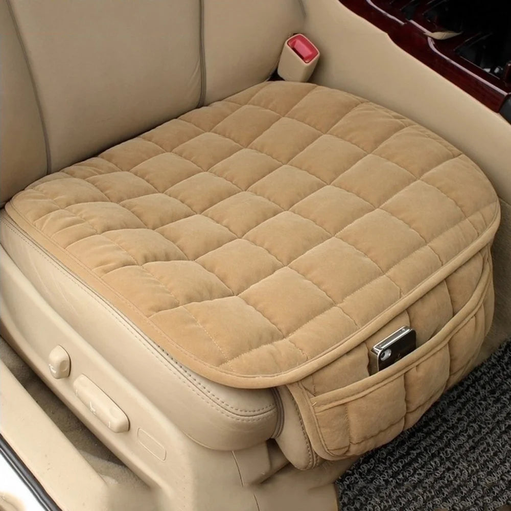 Housse de siège de voiture universelle chaude d'hiver coussin anti-dérapant siège de chaise avant coussin respirant protection de siège de voiture housses de siège pour voitures