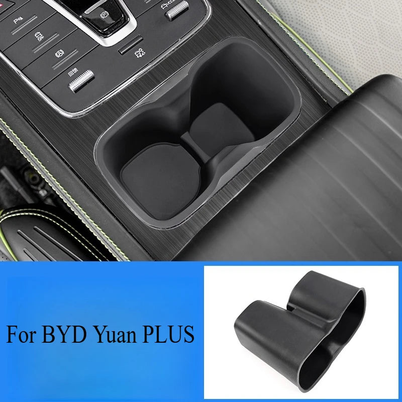 Pour BYD Yuan PLUS 2022-2024-protecteur de tableau de bord et support de verre, organisateur de Modification intérieure
