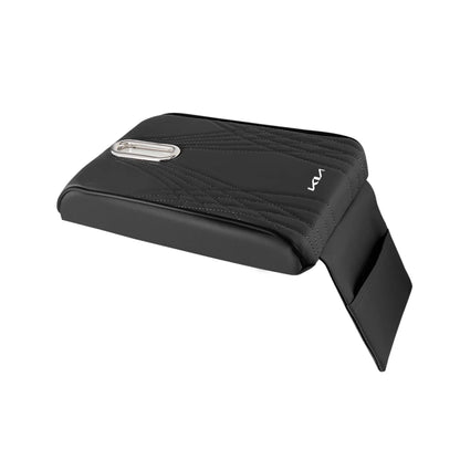 Tapis de boîte d'accoudoir de voiture en cuir, couvertures de Console centrale pour KIA K6 Sportage 4 Picanto KX1 RIO pv5 ev6 ev5 K3 Sorento Optima Carnival