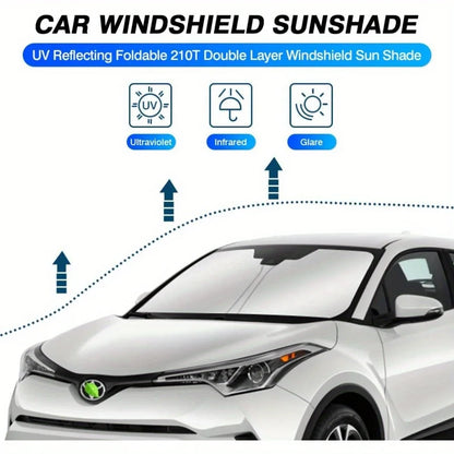 Pare-soleil de pare-brise pour Toyota CHR 2018 – 2023 CH-R, couverture de fenêtre, pare-soleil pliable, blocs de protection solaire, rayons UV, garde votre refroidisseur de voiture