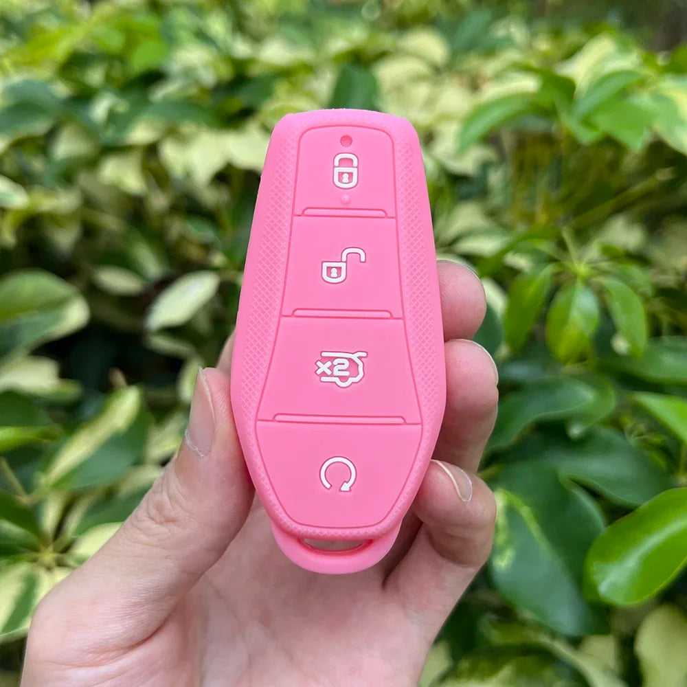 Étui de protection en Silicone pour clé de voiture, pour BYD Han Ev Tang Dm/Qin PLUS/Song Pro/MAX/Yuan Dolphin E2, accessoires de clé automobile