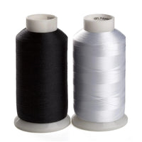 Simthread 2 bobines blanc et noir 5000M 60wt filetage de remplissage de canette