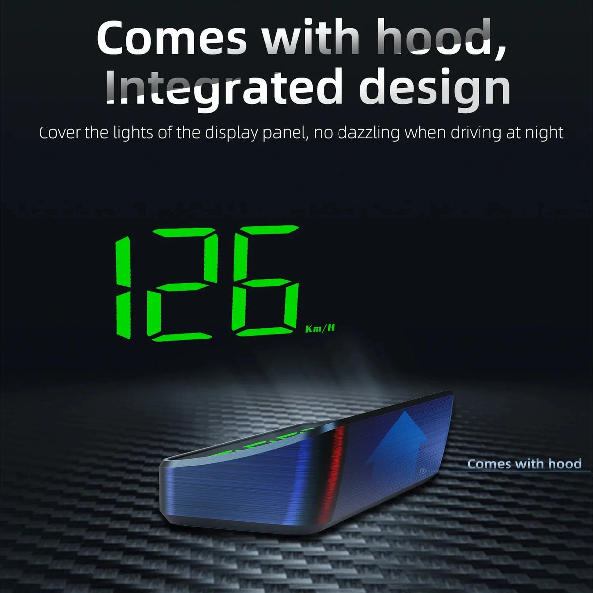 Compteur de vitesse de voiture HUD GPS affichage tête haute compteur de vitesse numérique projecteur de pare-brise pour véhicules camion accessoires électroniques automobiles