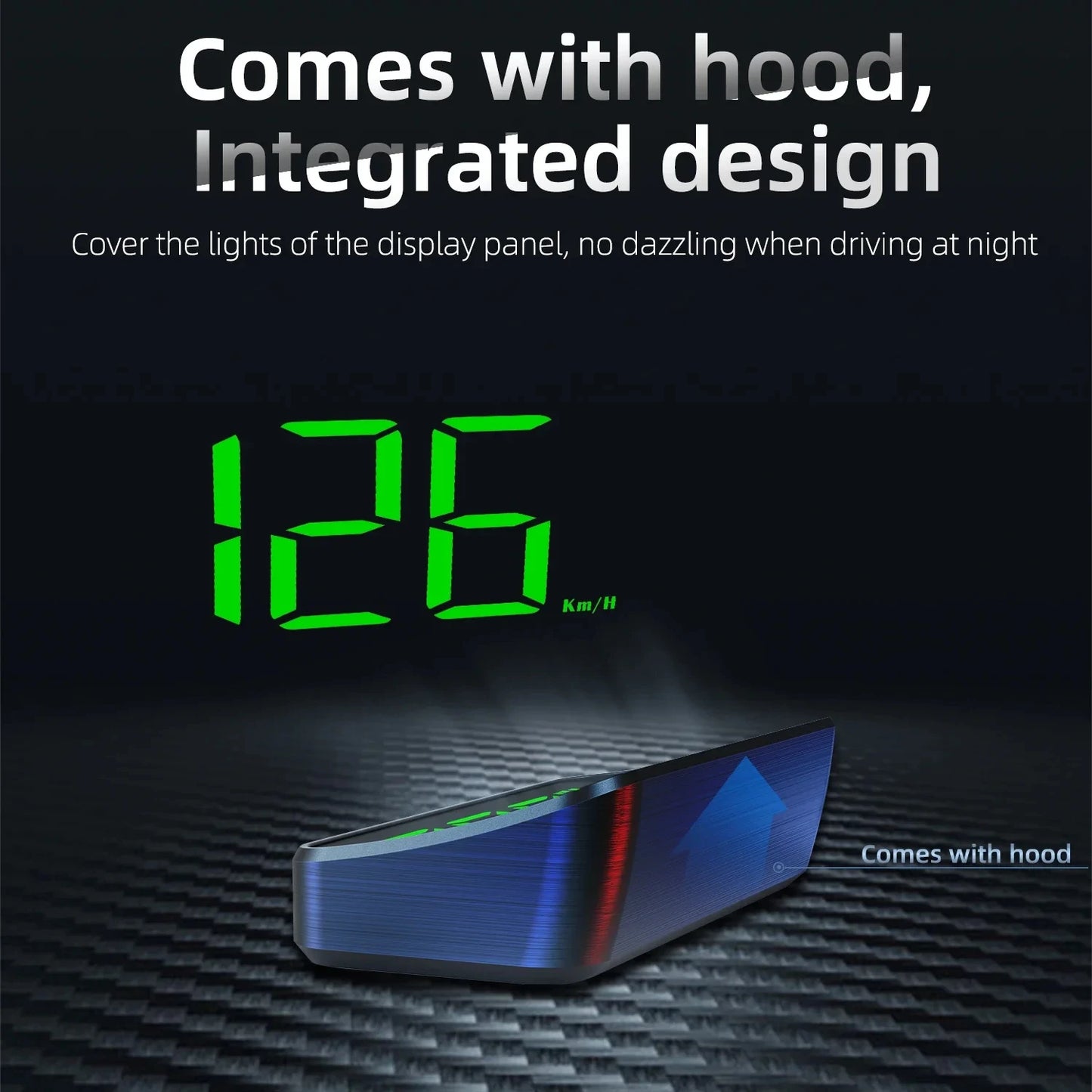 Compteur de vitesse de voiture HUD GPS affichage tête haute compteur de vitesse numérique projecteur de pare-brise pour véhicules camion accessoires électroniques automobiles