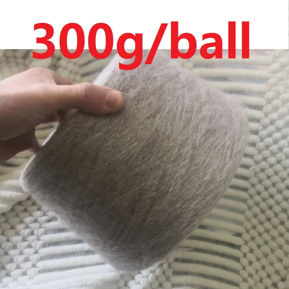 Laine tricotée à la main en forme de lapin Super douce, fil Mohair au Crochet chaud, acrylique, anti-boulochage, pour pull, écharpe, haute qualité, 500g, 1 pièce
