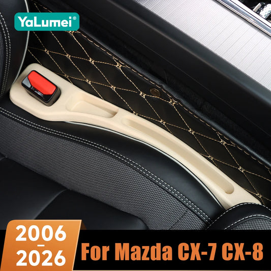 Boîte de rangement anti-fuite pour remplissage d'espace de siège de voiture, 2 pièces, accessoires pour Mazda CX-7 CX-8 KG 2006-2020 2021 2022 2023 2024 2025 2026