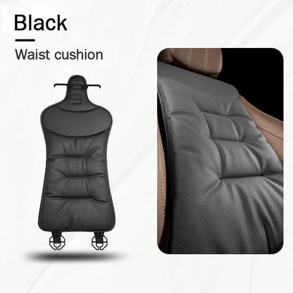 Housse de siège de voiture universelle en cuir, housse de coussin de taille pour siège de voiture, quatre saisons, coussin de Protection pour sièges intérieurs automobiles, accessoire de voiture