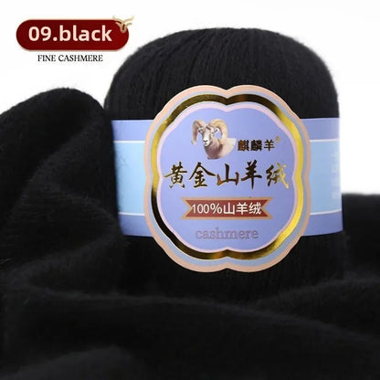 Fil de laine 100 cachemire pour optique moyenne ogo, écharpe, chaussettes, glafraîchement, chaud, 3 plis, crochet, doux pour la peau, 100% g/ensemble