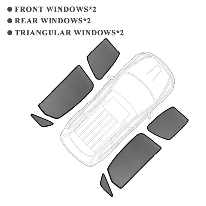 Pare-soleil magnétique pour voiture BYD YangWang U8 2023 2024, cadre de pare-brise avant, rideau pour fenêtre latérale arrière de bébé, bouclier pare-soleil