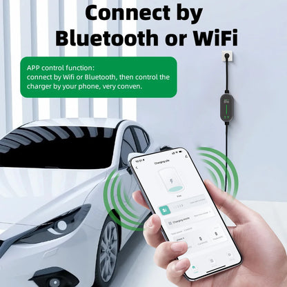 شاحن سيارات كهربائية محمول AFYEEV 3600 واط نوع 2 IEC62196-2 شاحن سيارات كهربائية نوع 1 SAE J1772 كابل شحن GBT EVSE صندوق حائط بقابس الاتحاد الأوروبي