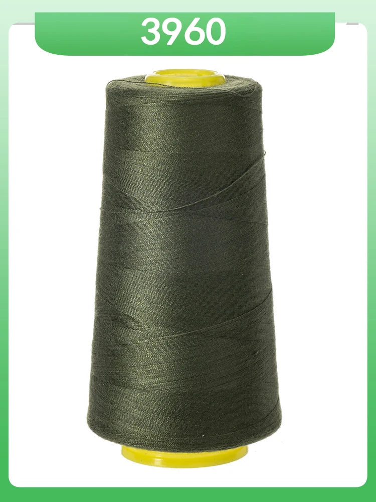 Fil à coudre ultra-fin 602-fil en polyester semblable à la soie à grande vitesse 60s/2 5000m, pour machine à broder et travaux d'aiguille délicats