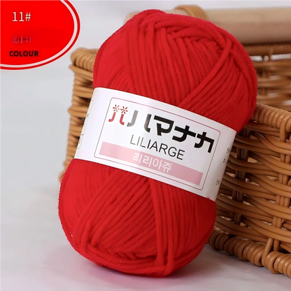 Fil à tricoter en coton doux et épais pour bébé, fil de velours en fibres épaisses pour tricot à la main, fil à crocheter pour pull DIY