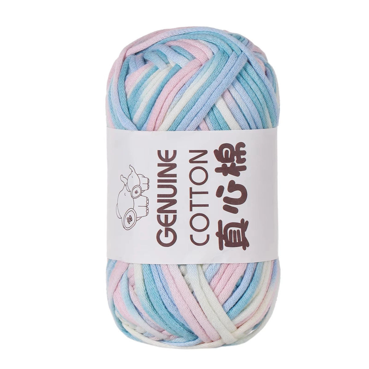 Fil à tricoter en coton et Nylon doux, 50g/boule, 80M, fil à tricoter au Crochet pour débutants avec points de Crochet faciles à utiliser