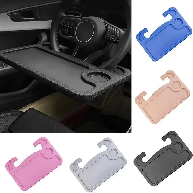 Support de bureau Portable pour voiture, ordinateur Portable, manger du travail, volant de voiture, support de Table à manger, boisson, plateau de nourriture et de café