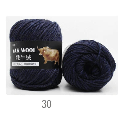 Fil épais de laine de cachemire Yak pour tricoter, écharpe de pull au Crochet, fil de laine mélangée mérinos tricoté de haute qualité