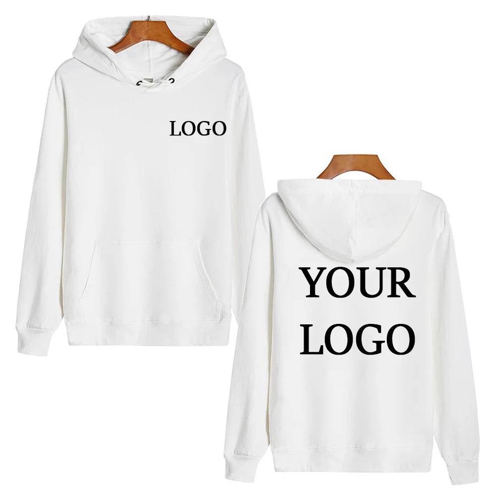 Sweat à capuche 58 % coton de haute qualité, personnalisez votre logo, sweat-shirt de sport à la mode pour hommes, sweat à capuche décontracté de rue pour femmes.