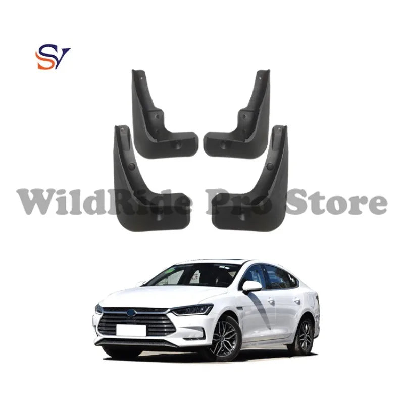 Garde-boue avant et arrière pour voiture hybride BYD Qin PRO DM 2018, Installation facile, Protection de garde-boue en caoutchouc souple PP