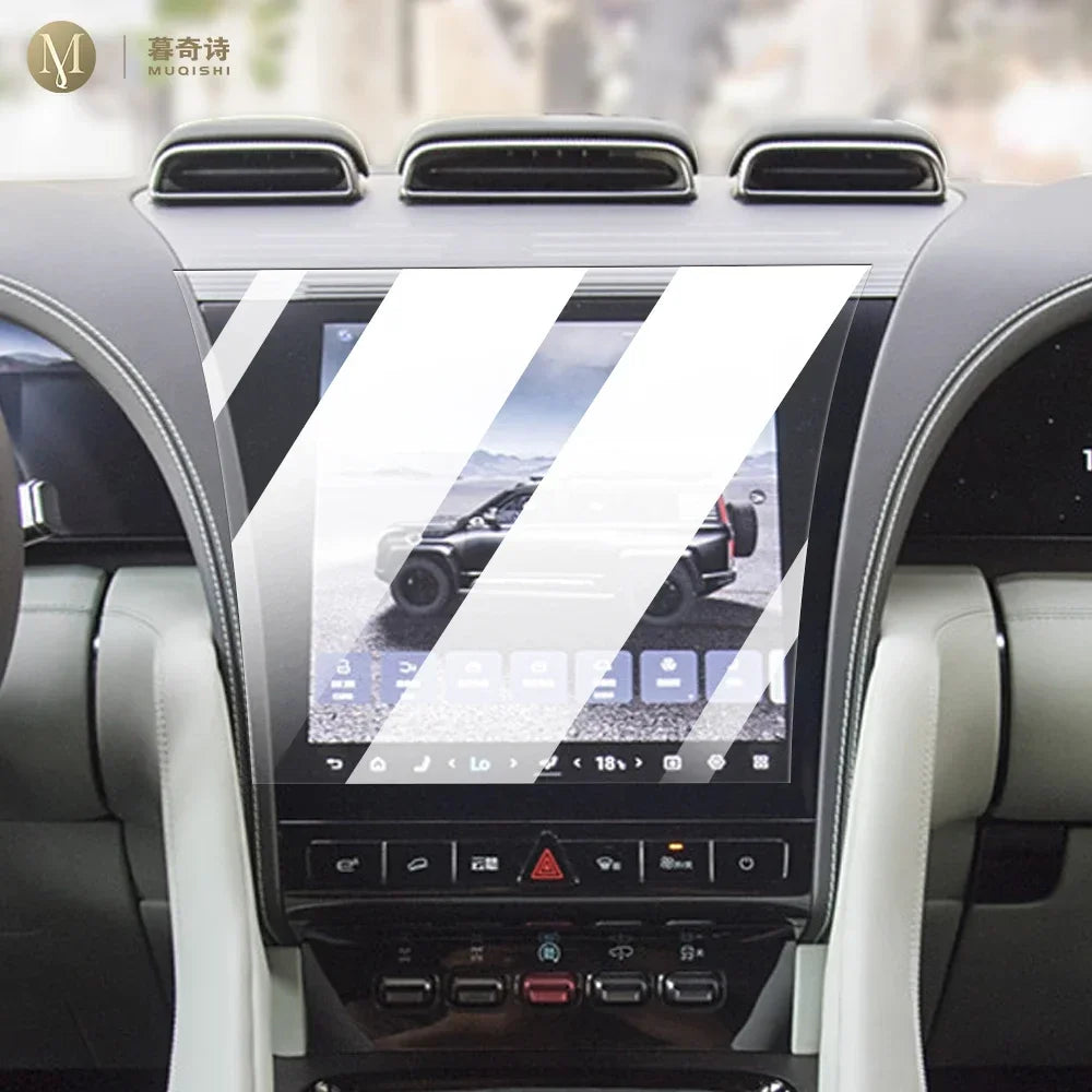 Pour BYD U8 2023-2025 écran LCD de voiture Anti-éblouissement d'empreintes digitales 9H verre trempé GPS navigation film protecteur d'écran accessoires