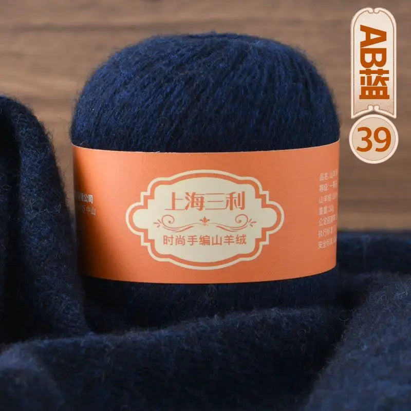 Fil de cachemire mongol chaud 100 g/ensemble, 3 plis, pour pull, gants, Crochet, écharpe à tricoter, fil de laine, doux pour la peau, uni, 100%