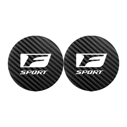 2 pièces sous-verres de voiture tapis de tasse d'eau tampons de fente imperméables pour Lexus F SPORT GS GX IS LS LX CT LC RC LBX NX RX 350h 450h ES UX 300e