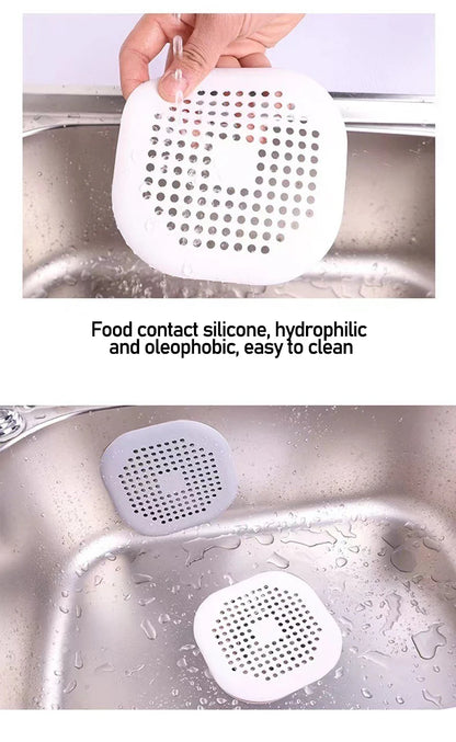 Crépine pour douche, filtre à cheveux, bloqueur d'évier, bouchon de bain, maille de salle de bain pour vidange de cheveux, filtre d'évier de cuisine GLQ01