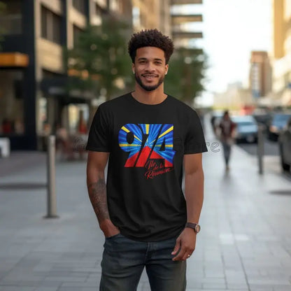 Personnalisé 974 île de la réunion Logo imprimé T-shirt hommes coton graphique t-shirts été décontracté grande taille t-shirts hauts Streetwear S-6XL