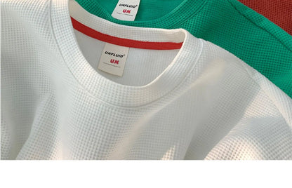 T-shirt léger à manches courtes pour homme, respirant, décontracté, tendance, été, jeune, polyvalent, coupe ample, col rond
