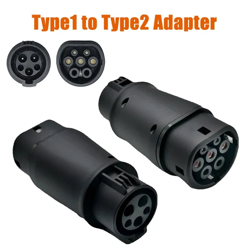 Nouveau connecteur de charge de véhicule électrique Type 2 à Type 1 J1772 EV adaptateur Type 2 à GBT EVSE chargeur Type1 à GBT EV adaptateur