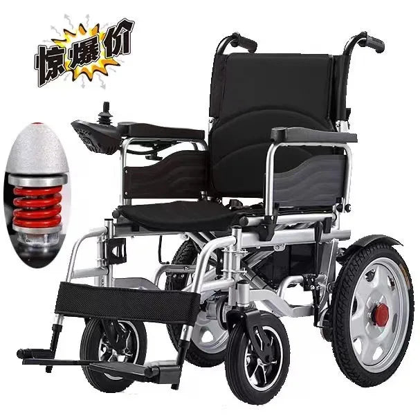 Fauteuil roulant électrique automatique intelligent 24V, spécial pour personnes âgées, scooter pliable