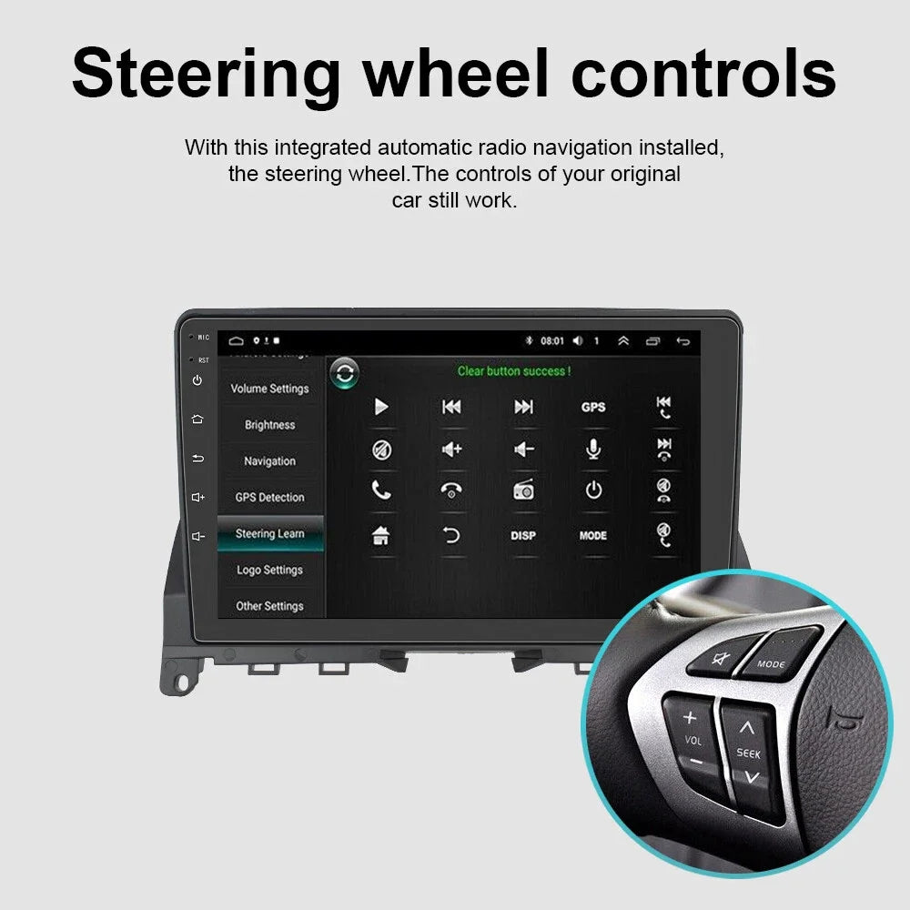 Pour Mercedes Benz classe C 3 W204 S204 2006 - 2011 Android 15 Carplay Auto autoradio multimédia lecteur vidéo Navigation GPS DSP