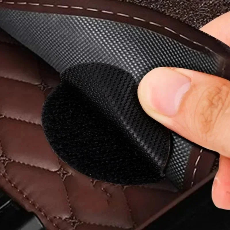 Autocollants en fibre de carbone pour tapis de voiture, double face, haute adhérence, patchs pour tapis de sol, tapis de pied pour la maison, bandes coordonnantes, nouveaux patchs