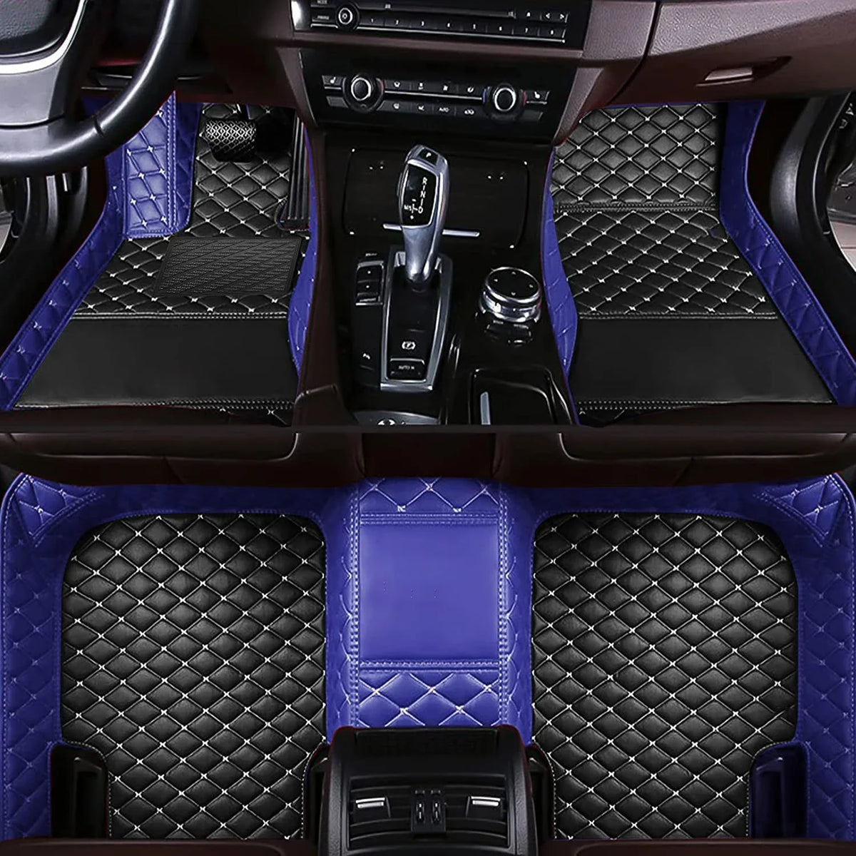 Tapis de sol de voiture personnalisés adaptés à la BMW X5 5 sièges véhicule électrique 2017-2019 tapis de pied en cuir automatique tapis