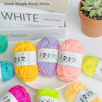 Fil de laine de coton doux et chaud, 12 pièces, fil de tricot à la main de bonne qualité pour laine au Crochet faite à la main, fil de tricot chaud